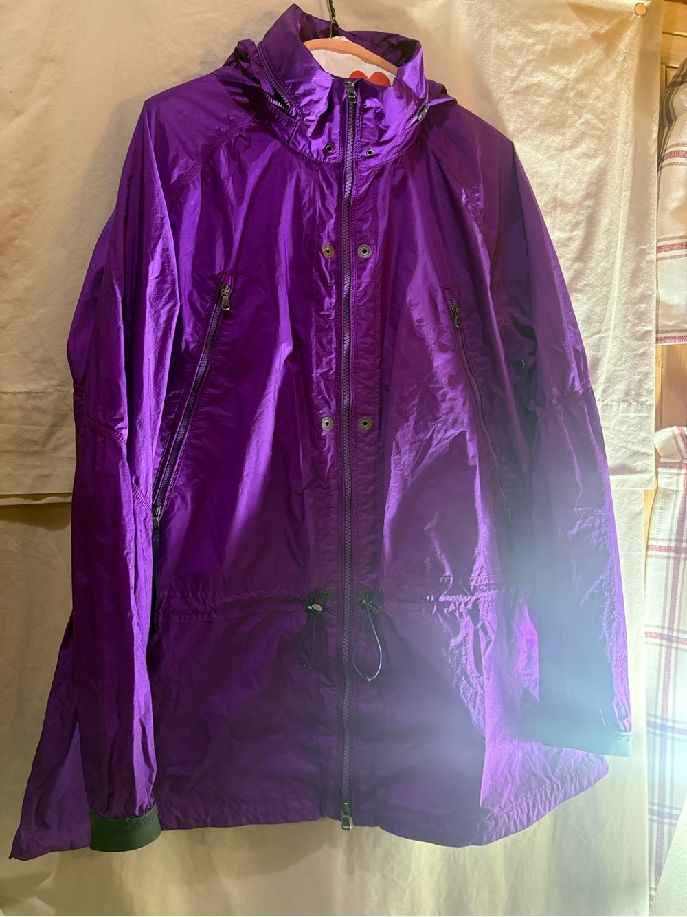 Ralph Lauren X Purple  Womens Lightweight Hooded Jacket. Size L